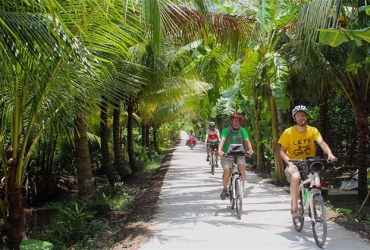 Tour en bicicleta en Saigon – Cai Be – Can Tho (D, picnic A)