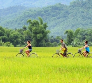 3 días del cicloturismo en Mai Chau