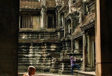 Siem Reap – Gran Circuito de Angkor – Tonle Sap – Siem Reap (D, A) (Distancia de ciclismo: 45 km)