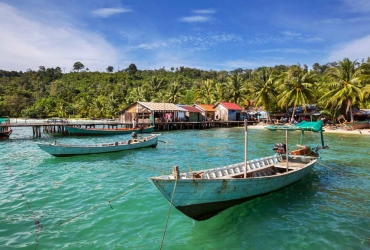 Tiempo libre en la playa de Kep (D)