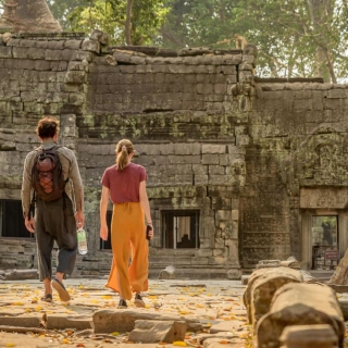 Luna de miel romántica en Camboya