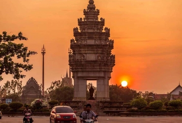 Phnom Penh – Takeo – Phnom Penh (D, A)