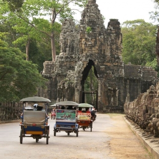 De Camboya a Lao a lo largo del Río Mekong