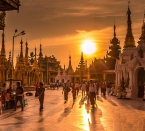 Antigua frontera por tierra de Tailandia a Myanmar