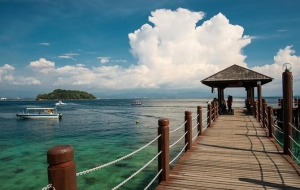 La maravillosa isla de Manukan