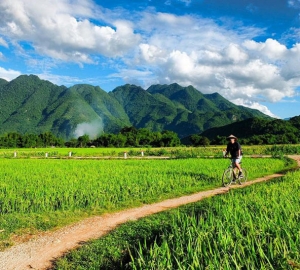 Experiencia increíble de Vietnam a Luang Prabang en bici